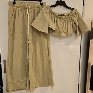 Free People Beach 2 Piece Lacy Set